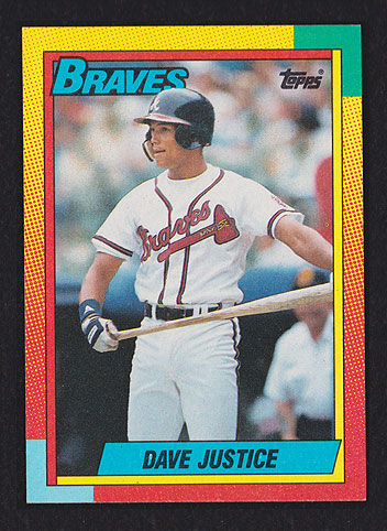 1990 Topps Traded Dave Justice